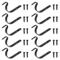 thumbnail image 3 of Willstar 10pcs Hanging Hook For Plant Colth Wreath Hanger Garland Hanging Plant Bracket,Hanging Baskets Brackets Hooks,Wall Mounted Hooks,Heavy Duty Wall Hook,Outdoor Garden Plant Hanger Wall Bracket, 3 of 10
