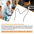 thumbnail image 3 of Elemento calefactor para horno y horneado Blutoget 316075104 para Frigidaire, 3 of 7
