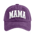 thumbnail image 2 of Funny Dad Mom Mini Matching Family Hat, Adjustable Embroidered Parent-Child Baseball Cap Purple One Size, 2 of 3