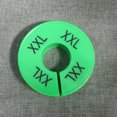 thumbnail image 3 of GOOHOCHY Lot de 10 Marqueurs de Taille pour Cintres Ronds en Plastique Verts pour Garde-Robe d'Enfants, 3 of 4