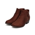 thumbnail image 5 of New Women Refresh Tildon-06 Faux Suede Round toe Zip Bootie, 5 of 5
