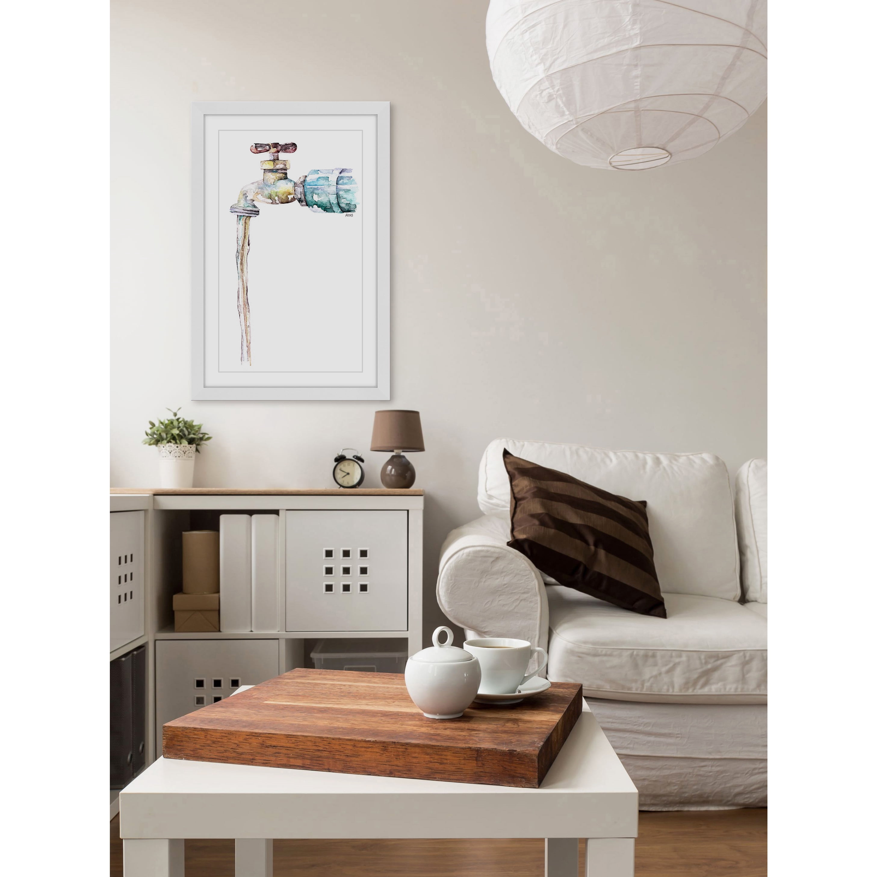 Marmont Hill "Garden Spigot" by Rachel Byler Framed Painting Print