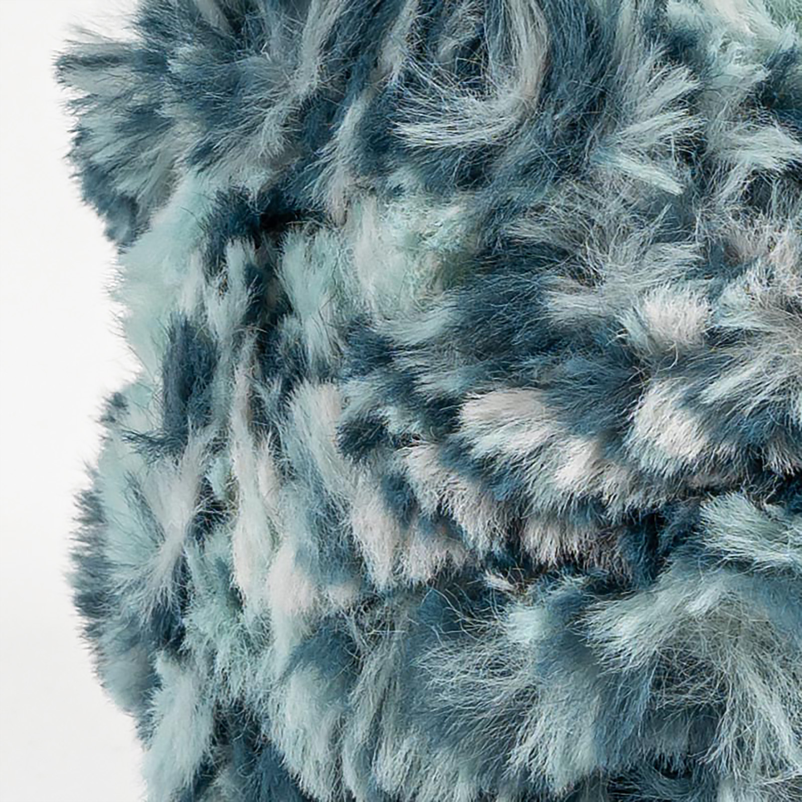 Crafted by Catherine Aqua Faux Fur Couture Super Bulky Yarn, 54 yards, 10.5oz/300g (2 Pack)