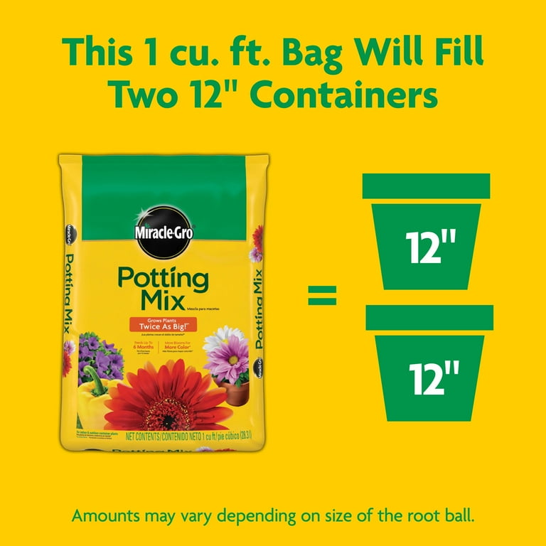 Miracle-Gro 1 cu. ft. Potting Mix Miracle-Gro 1 cu. ft. Potting Mix