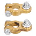 thumbnail image 4 of Battery 2pcs Car Battery Terminal Wire Clamps Pure Copper Positive Negative Top Post Connectors, 4 of 7