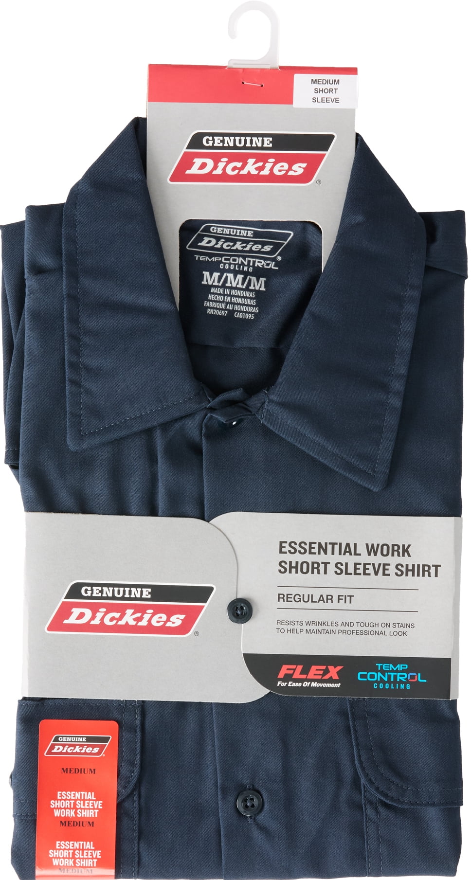 Genuine Dickies Short Sleeve Work Shirt Temp Control Cooling