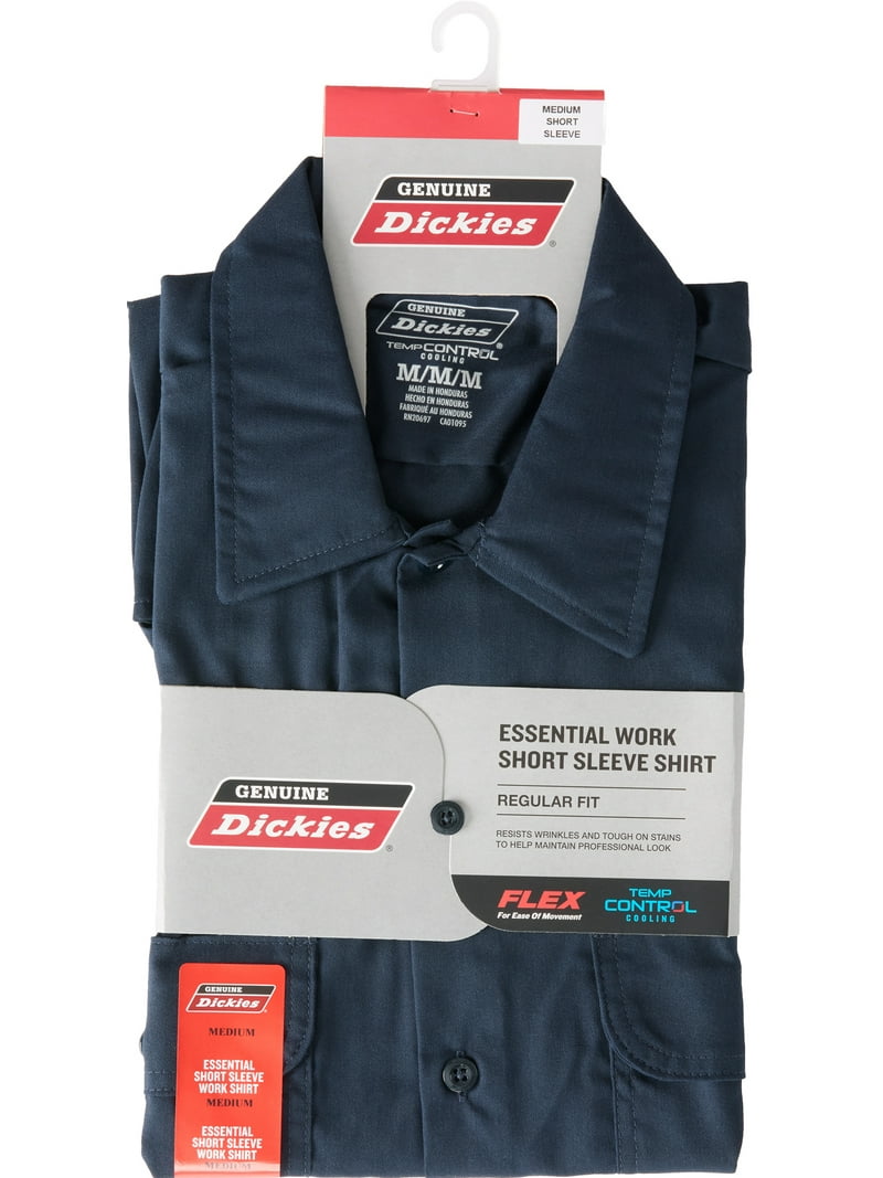 Genuine Dickies Short Sleeve Work Shirt Temp Control Cooling