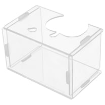 LOLIPPYY Acrylic Small Animal Habitat Hideout for Hamsters Rats Gerbils with Clear Observation Window