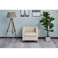 thumbnail image 5 of Home Square 2-Piece Set with Velvet Livingroom Loveseat and Chair in Beige, 5 of 10