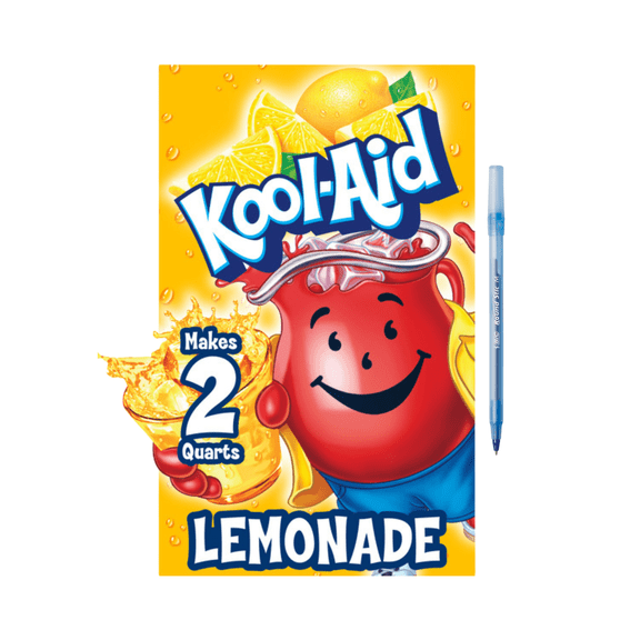 Unsweetened Lemonade Naturally Flavored Powdered Soft Drink Mix 0.23 oz
