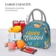 thumbnail image 5 of Fotbe Happy Easter Bolsa de Almuerzo con Estampado, Lonchera Aislada, Contenedor de Comida Reutilizable Tipo Cooler a Prueba de Fugas, 5 of 6