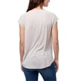thumbnail image 2 of William Rast Women's Skull Blooms Tee Gray Size Medium, 2 of 3