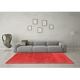thumbnail image 3 of Ahgly Company Indoor Round Oriental Orange Industrial Area Rugs, 6' Round, 3 of 4