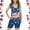 Dark Pink, variant on Delliss Girl's 4th of July Sleeveless Romper Kid Patriotic Casual Shorts Jumpsuit 5-14 Years