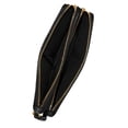 thumbnail image 3 of MONEDERO COACH ORIGINAL PARA CELULAR DOUBLE ZIP  WALLET BLACK C5610, 3 of 3