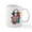 White, variant on - A Skeletal Figure With A T Shirt Featuring - 11 oz Ceramic Mug - Novelty Coffee Tea Cup