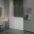 thumbnail image 4 of Meditub Collection 30 in. L x 52 in. W Right Side Drain Combination Jetted Bathtub in White with Powered Fast Drain, 4 of 4