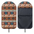 thumbnail image 6 of Uourmeti Western Desert Pattern Car Seat Towel Cover Washable Bucket Seat Protector, Machine Washable, Suitable for Van Car Interior, Fit for Trucks SUVs Cars, 6 of 7