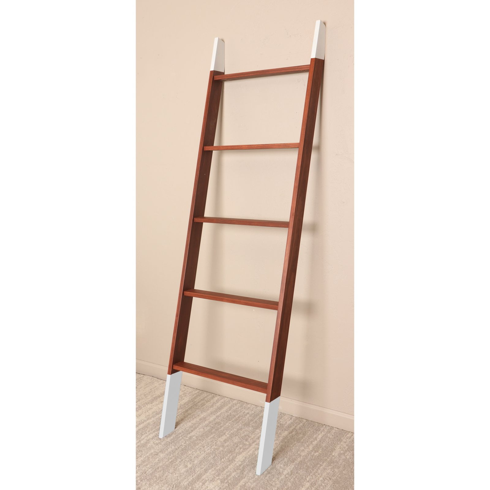 BrandtWorks 2 Tone Accent Blanket Ladder