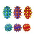thumbnail image 2 of CHUANK Assorted Spike Balls Rubber Dog Toy (Each Sold Separately), 2 of 9