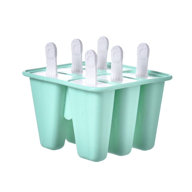 Popsicle Molds 6 Pieces Silicone Ice Pop Molds BPA Free Popsicle Mold Reusable Easy Release Ice Pop Maker 