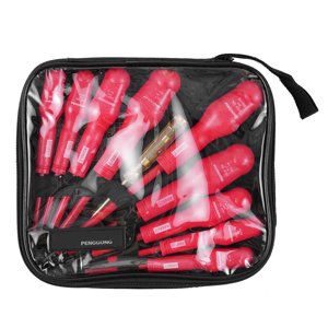 PENGGONG Ensemble tournevis, tournevis et tournevis à micro-ondes sans glissade Ensemble tourne Vis Huiop 5 Tournevis avec 4 5 Tournevis à fentes tout-en-un Premium Professional