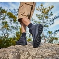 thumbnail image 5 of COM STAR Men Hiking Boots Breathable Outdoors Mid Ankle Walking Shoes Lightweight Mountaineering Shoes  for Trekking, Camping, 5 of 12