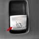 thumbnail image 3 of Botón de reparación del interruptor del asiento del lado izquierdo del automóvil Cubierta del botón para el asiento del C-Class W205 GLC W253 2015-2021 Pero plateado, 3 of 5