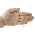 thumbnail image 5 of 10K Yellow Gold 1MM Solid Box Chain Necklace 16" Length, 5 of 9