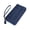 Dark Blue, variant on Women's RFID Blocking 36 Slots Card Holder Long Big Leather Zipper Wristlet Clutch Wallet.