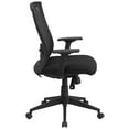 thumbnail image 6 of Flash Furniture Cleo Mid-Back Black Mesh Executive Swivel Ergonomic Office Chair with Back Angle Adjustment and Adjustable Arms, 6 of 8