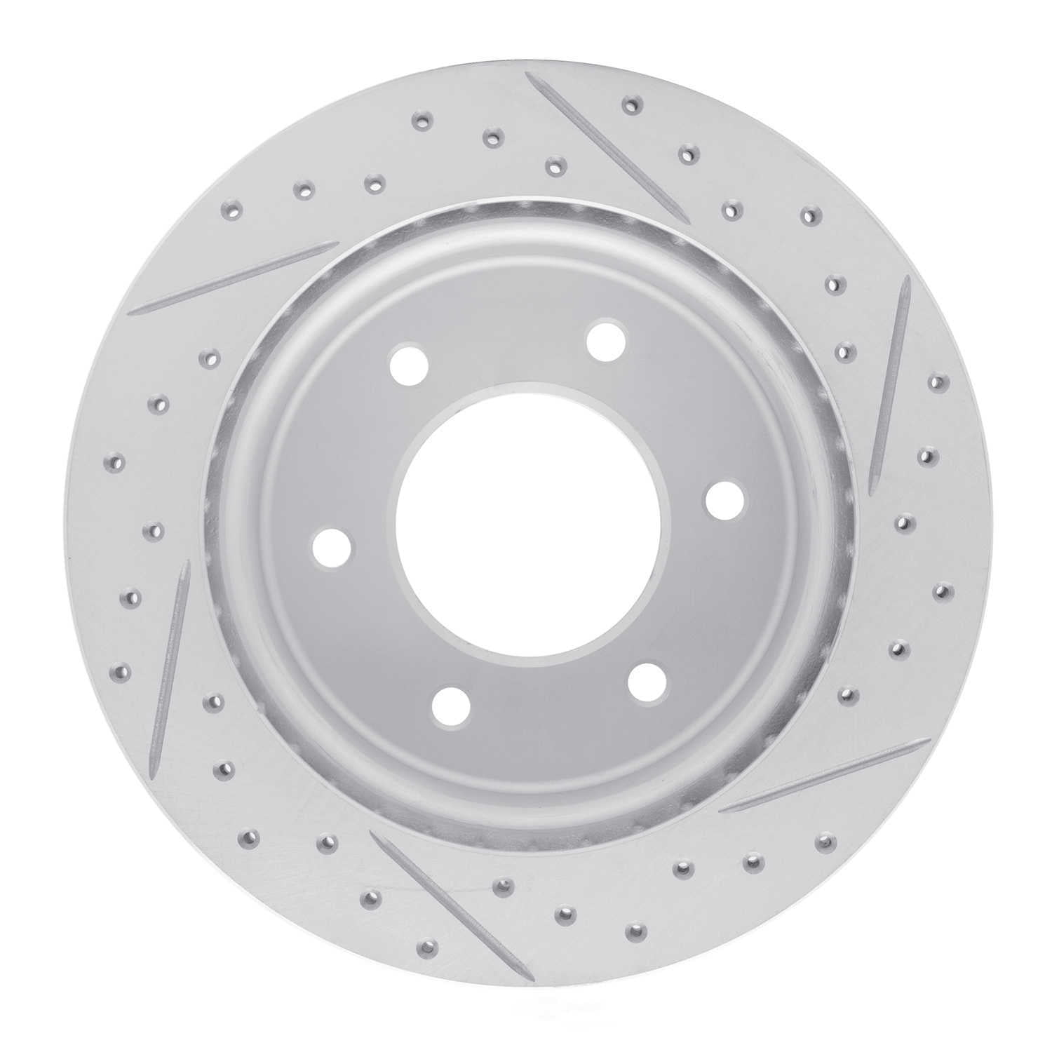 Dynamic Friction Company 830-54276L DFC Geoperformance Rotor - Drilled and Slotted