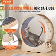 thumbnail image 2 of VEVOR Roue d'Exercice pour Chat Grande Roue de Tapis Roulant pour Chats d'Intérieur 35,8 Pouces, 2 of 9