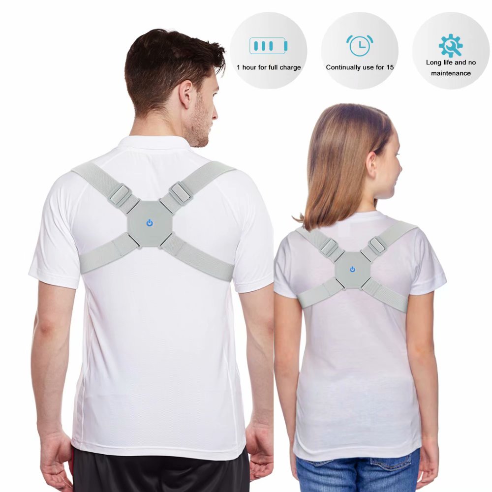 Smart Posture Corrector, Adjustable Posture Back Shouler Brace for for Back Clavicle Support