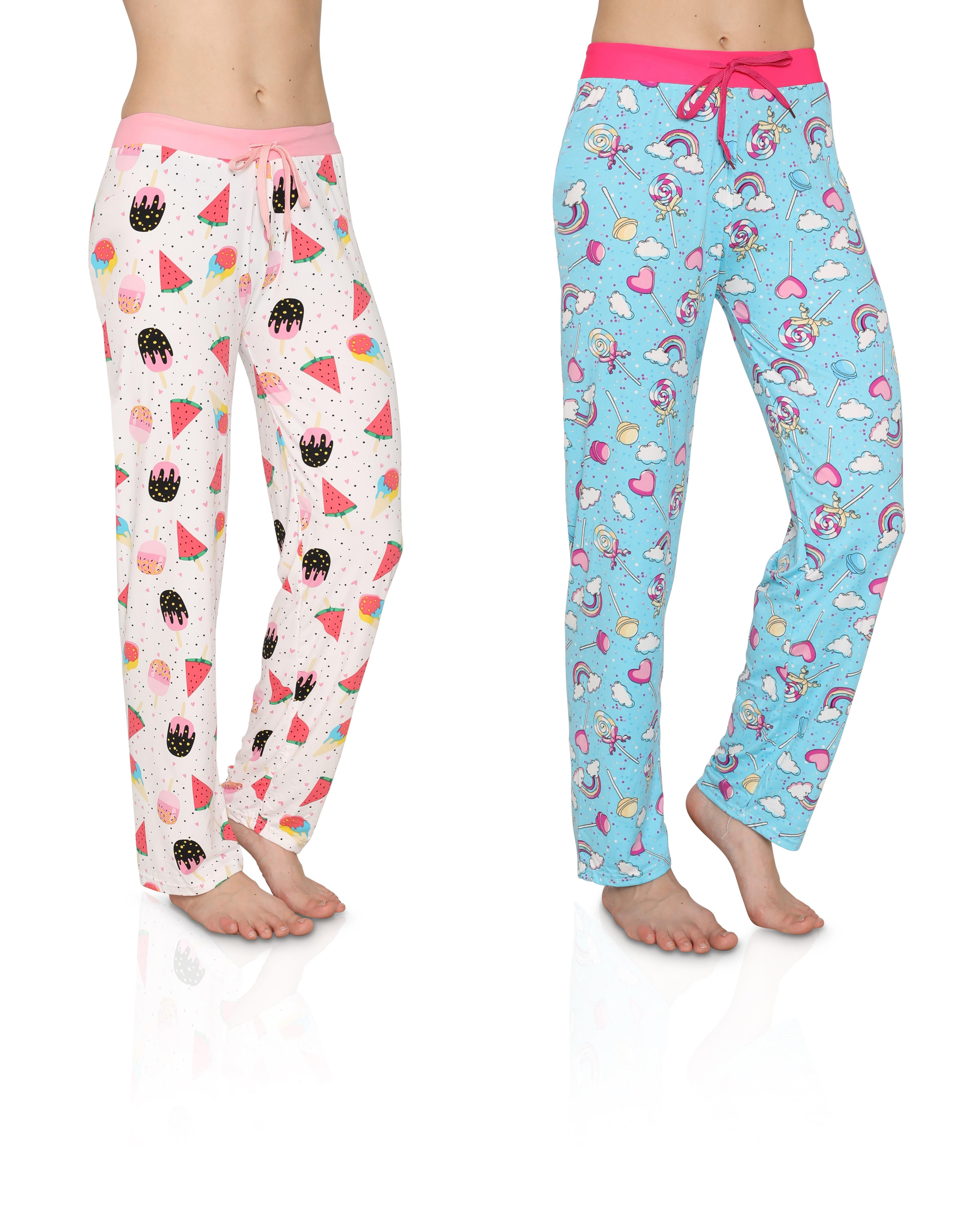 Women's Pajama Pants Silky Soft Loungewear 2 Pack | Walmart Canada