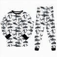 thumbnail image 4 of HFHAPW Toddler Pajamas Kids Pajamas for Boys Girls Long Sleeve Set 2 Piece Snug Fit Pjs Set, 4 of 8