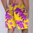 thumbnail image 4 of Swim Trunks for Mens Plus Size Vacation Beach Printed Pants Casual Sports Drawstring Shorts Summer Shorts Clearance with Pockets (S-5XL), 4 of 4
