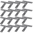 thumbnail image 2 of Miangastore Repair Mending Bracket Plate Black 20Pcs 3.1x3.1x0.04In Cold Rolled Steel Stabilization, 2 of 9