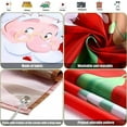 thumbnail image 4 of Christmas Door Cover Funny Santa Claus Door Cover Decoration Background Banner Xmas Door Banner Christmas Door Decoration, 4 of 8