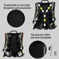 thumbnail image 4 of Mochila de ciclismo Mochila de ciclismo con rayas reflectantes para correr deportes, 4 of 5