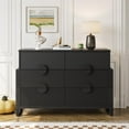 thumbnail image 4 of LGHM 2-Piece Modern Wood Bedroom Furniture Set, Wide 6-Drawer Dresser and Nightstand, 4 of 11