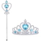 thumbnail image 1 of Set de regalo de 2 piezas con accesorios de vestir de princesa y varita mágica con corona de diamantes de imitación brillar Electrónica, 1 of 3