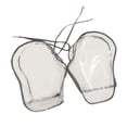 thumbnail image 2 of Paquete de 2 fundas impermeables para manillar de patinete, protectores de agarre, resistentes a la lluvia y al viento, accesorios universales transpa, 2 of 9