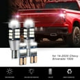 thumbnail image 5 of 2Pairs LED Interior Lights Package, for Chevy Silverado 1500 2014-2020 White LED Interior Lights Package Kit, 5 of 8
