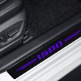 thumbnail image 6 of 1500 Purple Door Sill Guard Protector, 4PCS  Carbon Fiber Anti-Scratch Door Entry Edge Bumper Sill Scuff Plate Trim, Front/Rear Door Threshold Protector Cover Sticker Strips, 6 of 9