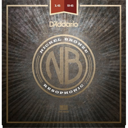 D'Addario NB1656 Nickel Bronze Acoustic Guitar Strings,