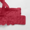 thumbnail image 6 of Xijirk Women Sheer Lace Underwire Bra Thin Cup Bow Adjustable Shoulder Strap for Everyday Wear,Red,100C, 6 of 6