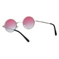 thumbnail image 4 of Super Snug Small Round Circle Lens Hippie Metal Rim Sunglasses Silver Pink Blue, 4 of 4