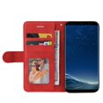 thumbnail image 4 of Case for Samsung Galaxy S8 Leather Wallet Book Flip Folio Stand View Cover - Red, 4 of 5