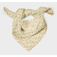 thumbnail image 3 of Bimba Yellow Leaves & Tulip Floral Pure Silk Printed Scarf Dupatta Head Neck Wrap Bandanas For Women 40 x 80 Inches, 3 of 6